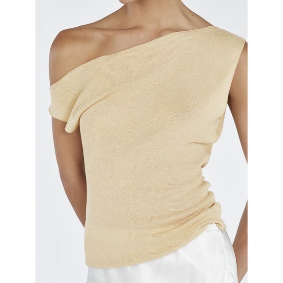 Commense Solid Asymmetrical Neck Sweater Vest size XS‎ - Picture 5 of 5